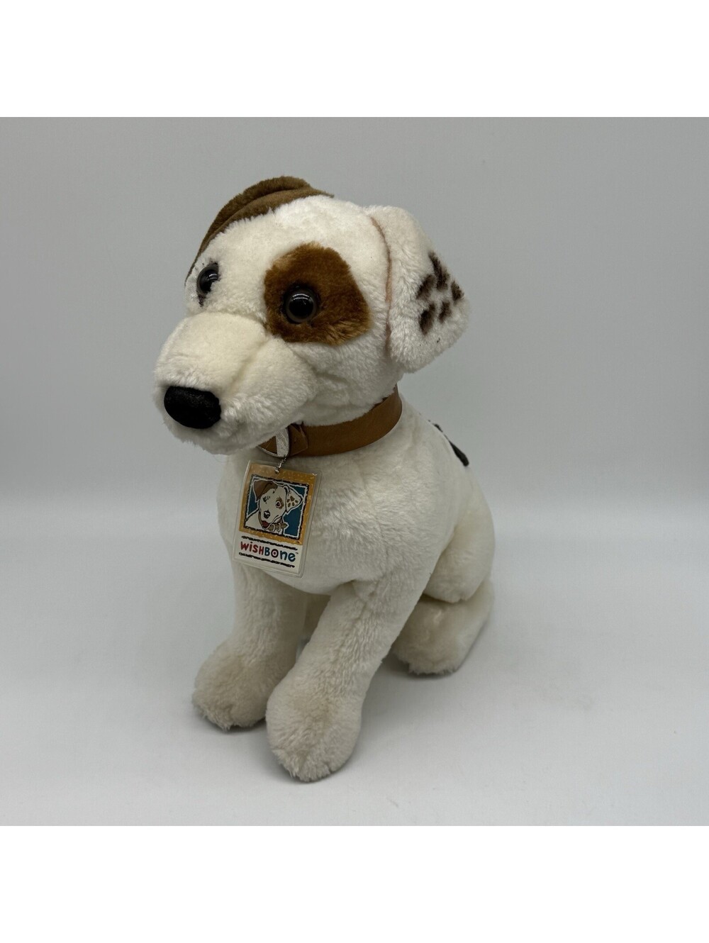Vintage 1996 Wishbone 11” Plush Jack Russel Terrier Dog PBS RARE Great